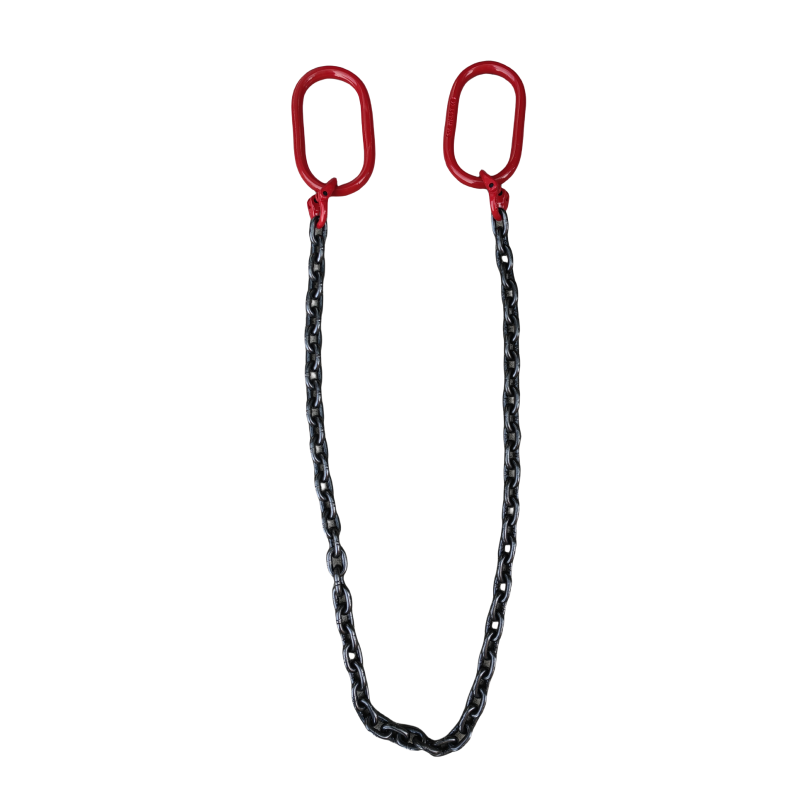 双头吊环锰钢链条吊索具起重吊链铁链吊环吊装工具行车起重吊链