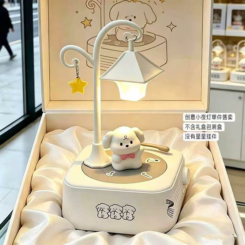 迷你路灯小夜灯氛围感装饰灯桌面装饰摆件微景场景布置摆件装饰品