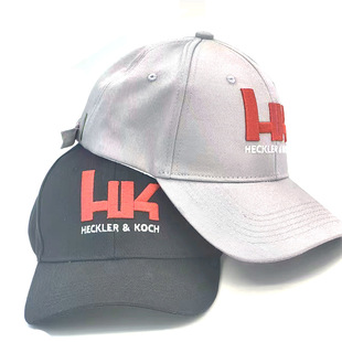 HK帽子玩具枪吃鸡游戏HK416刻字刺绣LOGO帽子