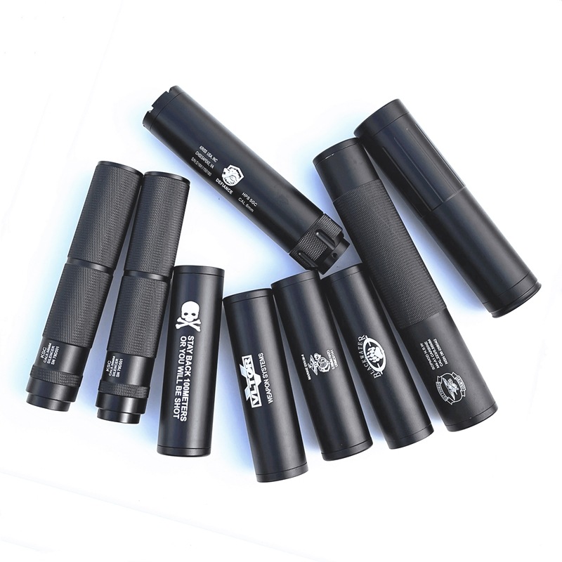 14逆牙消音锦明精击slr 金属消音 19mm直插前管装饰