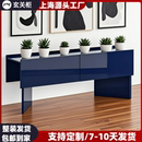 极简烤漆玄关柜客厅实木餐边柜靠墙卧室储物柜收纳装 原创意式 饰柜
