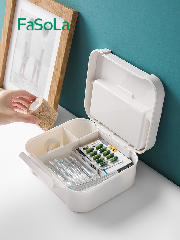 家用药箱大容量家庭装急救箱便携小型学生宿舍小号医疗儿童医药箱