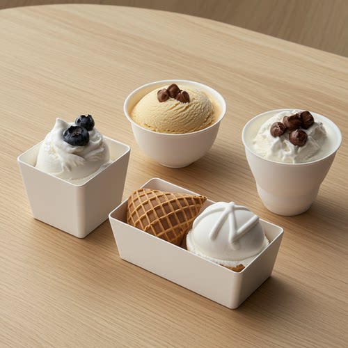 一次性gelato冰淇淋激凌杯球盖碗