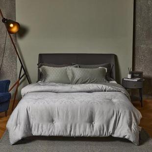 红缘坊尊爵抗菌大豆纤维被子冬季 加厚保暖棉被柔软亲肤单双人被芯