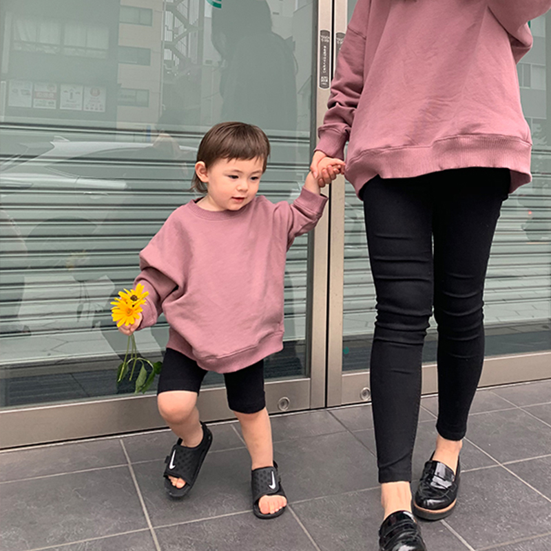 儿童款刺绣小猫咪简约卫衣