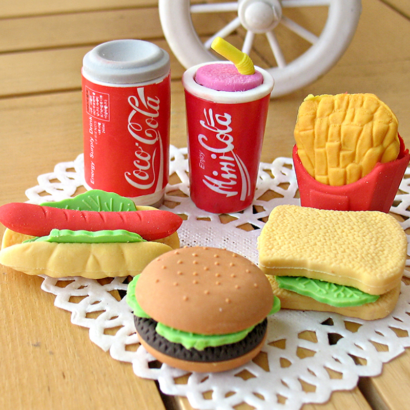 可爱卡通儿童橡皮擦创意文具用品