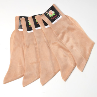 上海老牌牡丹袜锦纶老式袜子老年人丝袜松口袜玻璃丝袜夏季凉袜女