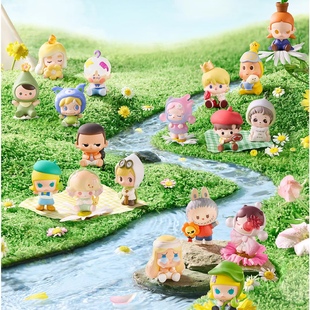 正品 MART跟我去郊游系列萌粒公仔可爱礼物手办sp 泡泡玛特POP