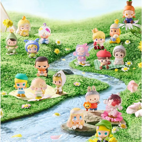 泡泡玛特迷你萌粒一起去郊游