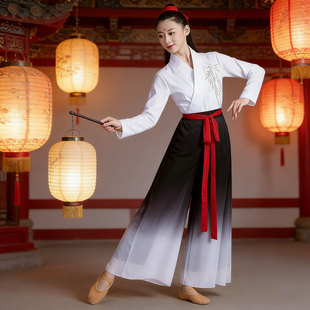 江湖夜雨十年灯舞蹈演出服红色汉服女古装中国风飘逸苍穹唤珊瑚颂