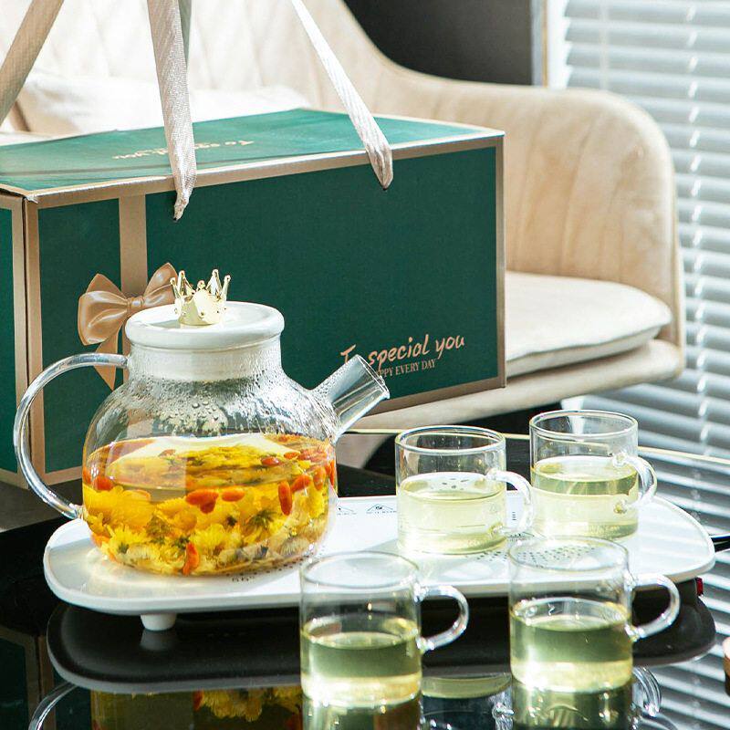 55度恒温壶一壶四杯暖奶器高硼硅玻璃保温花茶牛奶礼品套装伴手礼,清洗/食品/商业设备,保温炉/保温柜/保温设备,淘宝优惠券,粉丝福利购,淘宝优惠卷