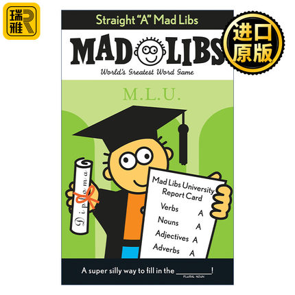 Straight "A" Mad Libs 全优 疯狂填词游戏