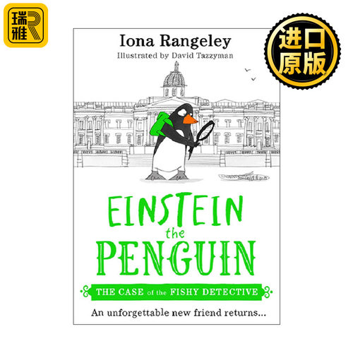 Einstein the Penguin: the Case of the Fishy Detective 企鹅爱因斯坦2 爱吃鱼的侦探 儿童插画章节小说