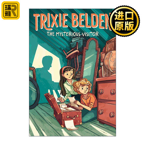 英文原版 The Mysterious Visitor Trixie Belden Girl Detective 04 少女侦探崔西·贝尔登系列4 神秘访客 儿童推理小说 英文版