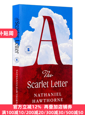 红字 英文原版 The Scarlet Letter 美国文学经典名著 诺贝尔文学奖作者霍桑 全英文版 Nathaniel Hawthorne 进口原版英语书籍
