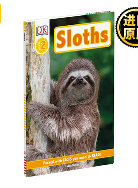 DK Readers Level 2 Sloths DK分级读物L2 英文原版