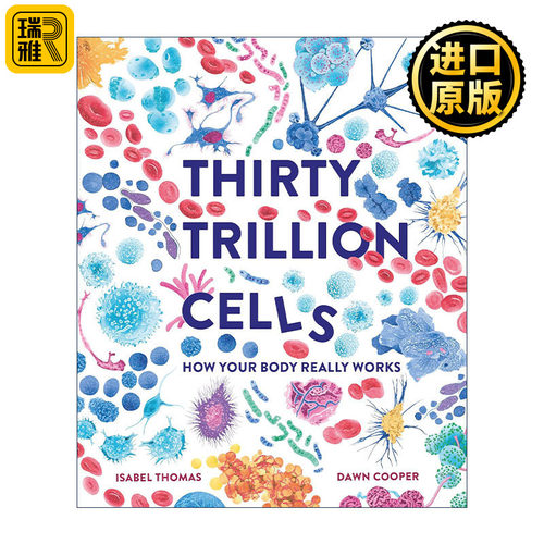 英文原版 Thirty Trillion Cells 30万亿个细胞 人体是如何运作的 儿童科普百科精装绘本 英文版 进口英语原版书籍