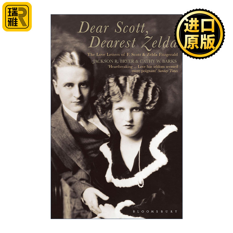 Dear Scott, Dearest Zelda 英文原版 进口英语书籍 人物传记