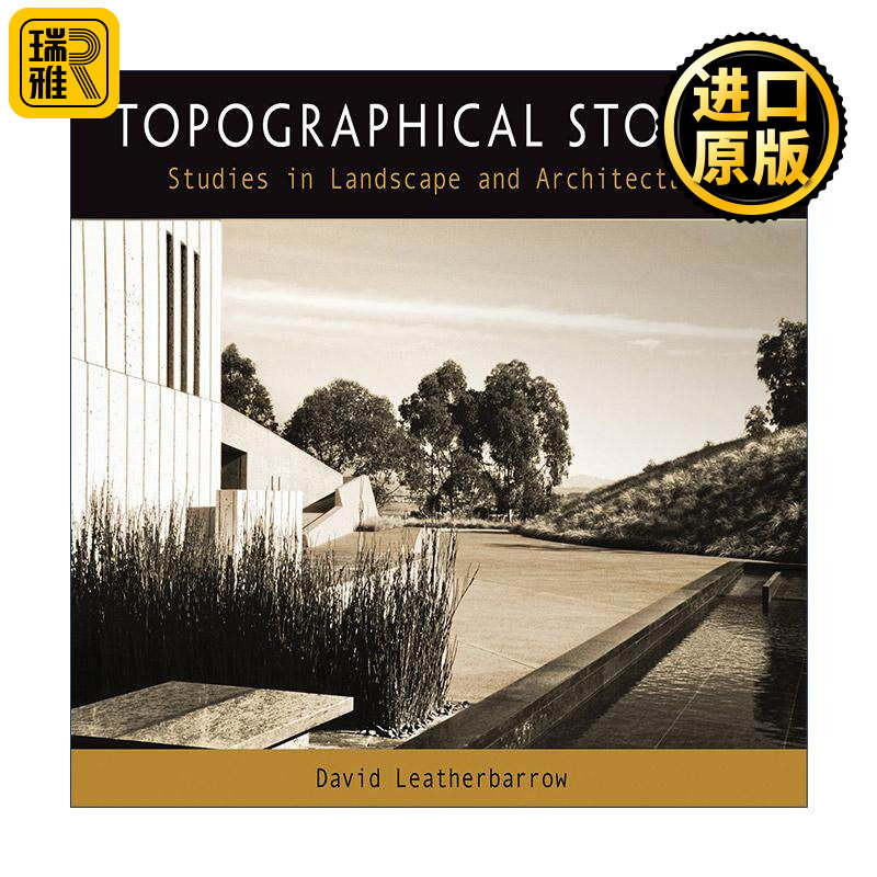 英文原版 Topographical Stories地形学故事 景观与建筑研究 利特巴罗 建筑经典著作 英文版 进口英语原版书籍