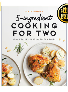 英文原版 5-Ingredient Cooking for Two 五种食材的两人食谱 100多种美味双人餐烹饪指南 英文版 进口英语原版书籍