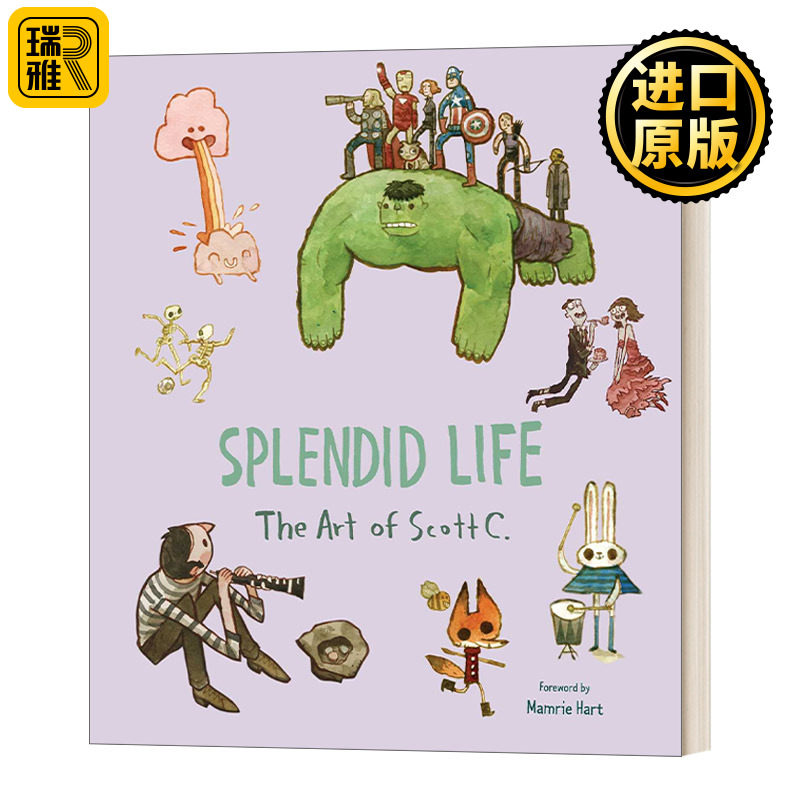 Splendid Life: The Art of Scott C. 灿烂人生 斯科特·坎贝尔 水彩绘本 精装