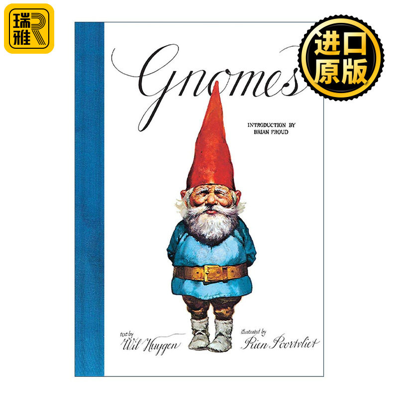 英文原版 Gnomes 小矮人 修订更新版 生活 历史与爱情的插图指南 精装 Wil Huygen 英文版 进口英语原版书籍