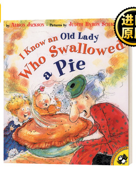 I Know an Old Lady Who Swallowed a Pie Alison Jackson儿童绘本