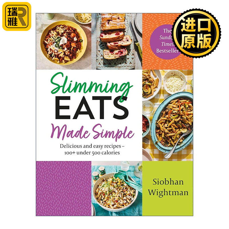 英文原版 Slimming Eats Made Simple 减肥瘦身低卡饮食 美味又简单的食谱精装 低于500卡路里 英文版 进口英语原版书籍