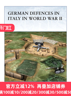 英文原版 German Defences in Italy in World War II
