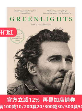 英文原版 Greenlights 绿灯 马修·麦康纳自传 奥斯卡影帝 英文版 进口英语原版书籍