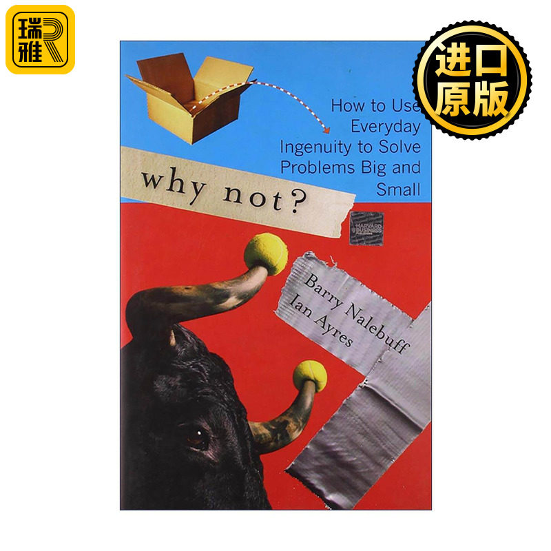 英文原版 Why not? 创新DIY 利用日常生活中的创意解决身边的问题 哈佛商业评论 巴里·纳勒布夫 英文版 进口英语原版书籍