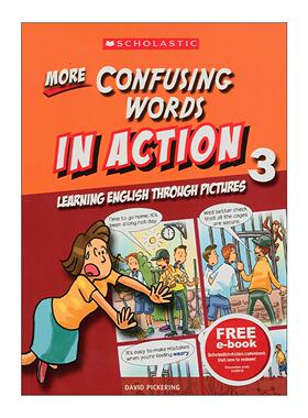 英文原版 More Confusing Words In Action 3 学乐画中画 更多易混淆词卷3 英文版 进口英语原版书籍