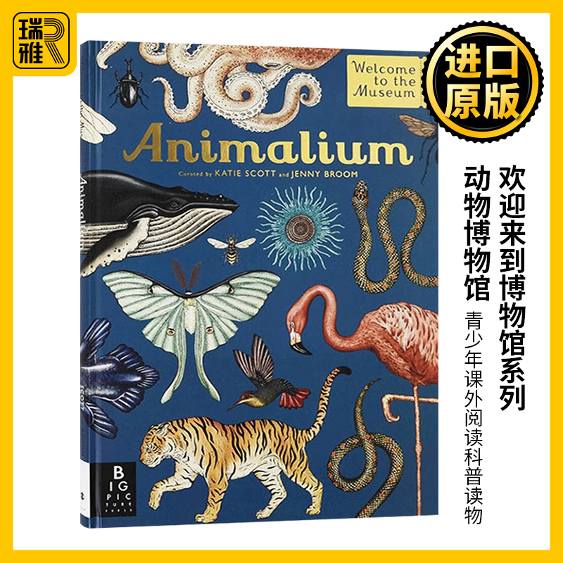 欢迎来到博物馆系列动物博物馆 Animalium青少年课外阅读科普读物动物王国精装大开本 Jenny Broom