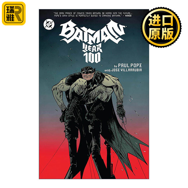 英文原版 Batman Year 100 蝙蝠侠 一百年 2025新版 DC漫画 Paul Pope 英文版 进口英语原版书籍