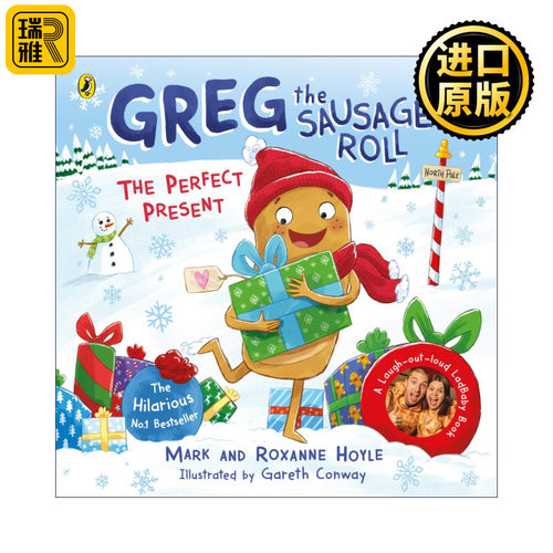 Greg the Sausage Roll: The Perfect Present 香肠卷格雷格 完美的礼物 育儿网红LadBaby绘本
