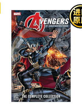英文原版 Avengers By Jonathan Hickman The Complete Collection Vol.1 复仇者联盟 完整集 卷一 漫威漫画 进口英语原版书籍