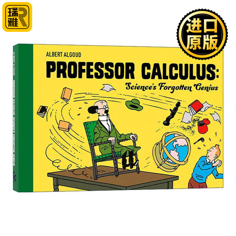英文原版 Professor Calculus Science's Forgotten Genius 卡尔库鲁斯教授 丁丁历险记里的科学天才 精装英文版进口英语原版书籍