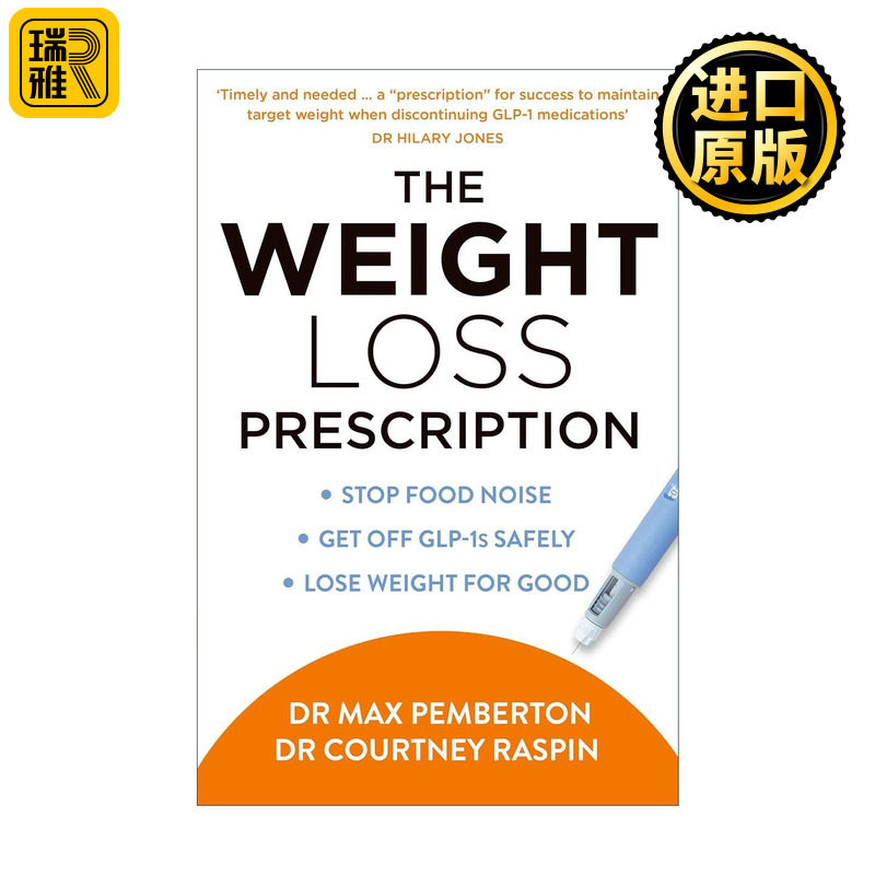 英文原版 The Weight Loss Prescription 减重处方 GLP-1类全流程医学心理行为指南 英文版 进口英语原版书籍