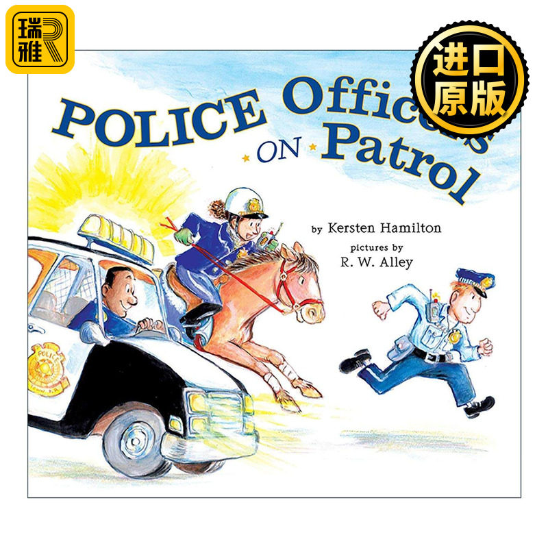 英文原版 Police Officers on Patrol 巡逻警务人员 儿童精装警察职业启蒙认知绘本 小熊帕丁顿系列作者R.W.阿利插画 英文版