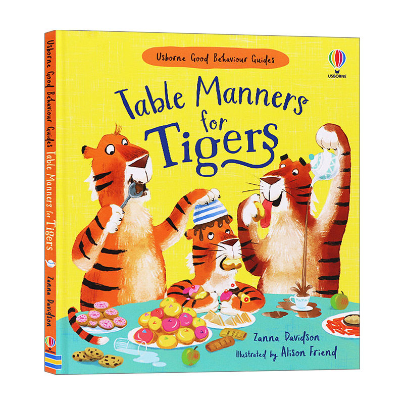 老虎的餐桌礼仪 英文原版 Good Behaviour Guides Table Manners for Tigers 教养绘本 精装 英文版 进口英语原版书籍