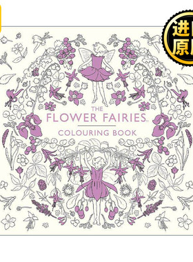 英文原版 The Flower Fairies Colouring Book 花仙子涂色书 儿童艺术书 英文版 进口英语原版书籍