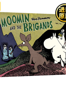 Moomin And The Brigands 小肥肥姆明一族穆明谷芬兰动画 英文原版儿童漫画