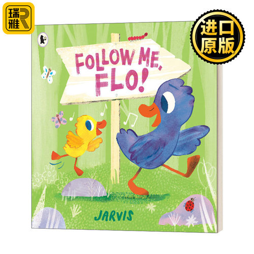 现货 英文原版绘本 Follow Me Flo 跟我来 英文版 Jarvis 进口英语原版书籍