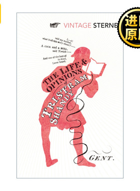 The Life and Opinions of Tristram Shandy, Gentleman 项狄传 劳伦斯·斯特恩 Vintage经典系列 英文原版