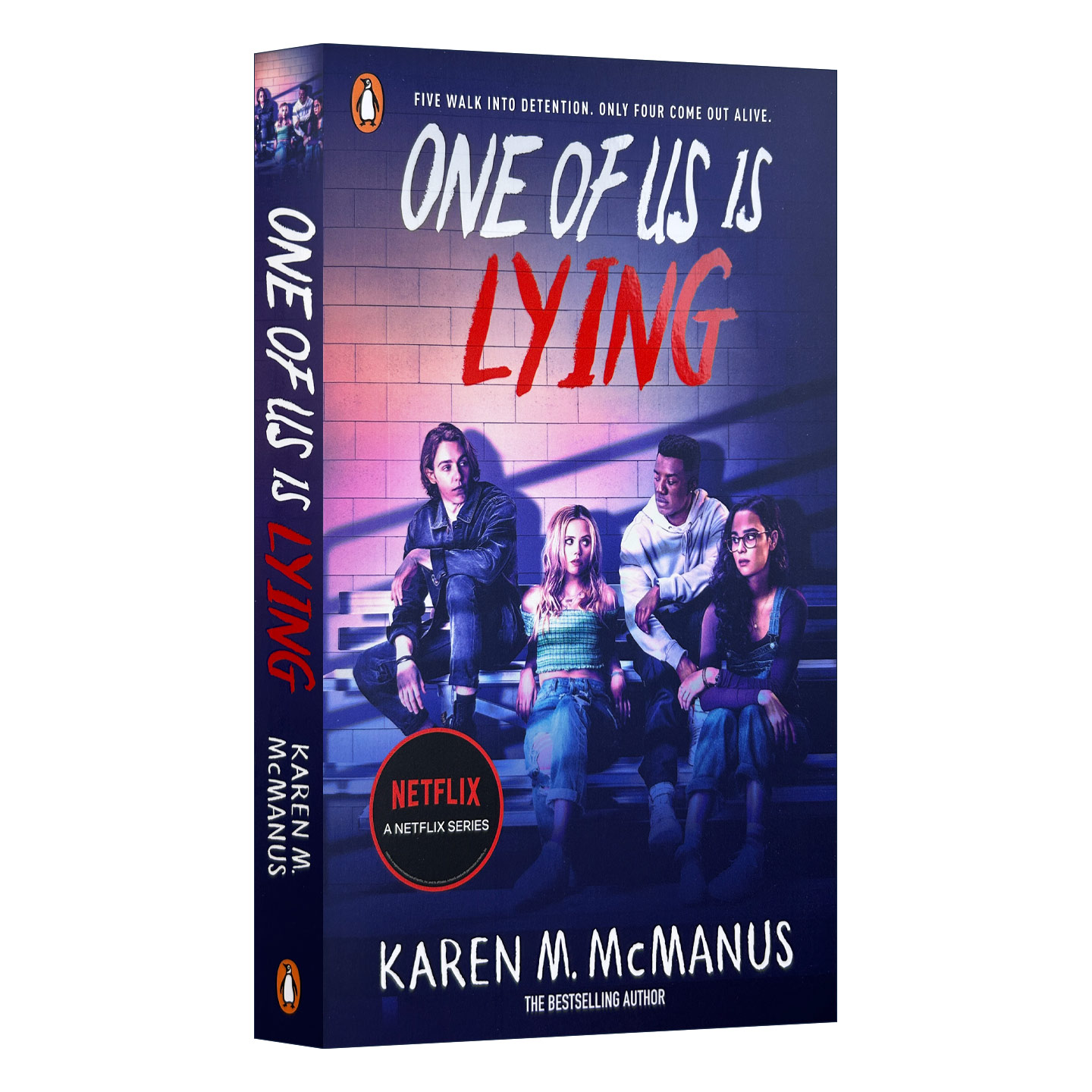 英文原版 One of Us Is Lying (Tie-In) 我们有人在撒谎 影视封面版 Netflix剧集原著小说 卡伦.M.麦克马纳斯