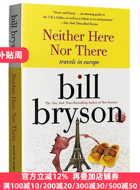 东西莫辨逛欧洲 英文原版 Neither Here Nor There Travels in Europe 布莱森旅行随笔系列 万物简史作者Bill Bryson 进口英语书籍