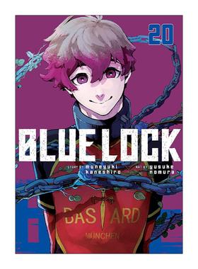 英文原版 Blue Lock 20 蓝色监狱系列20 同名日本动漫 足球体育漫画 野村优介 英文版 进口英语原版书籍