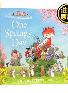 One Springy Day 春意盎然的一天 帕西爷爷的爱心公园系列 英文原版儿童绘本