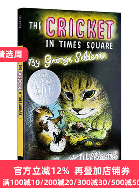 英文原版 The Cricket In Times Square 时代广场的蟋蟀 1961纽伯瑞银奖 英文版 Stacey Lee;George Selden 进口英语原版书籍