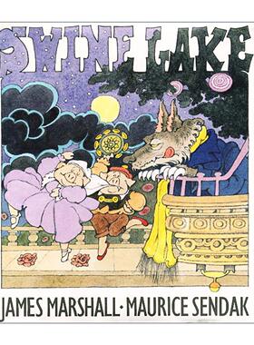 英文原版 Swine Lake 仙猪湖 精装 凯迪克奖得主James Marshall 英文版 进口英语原版书籍